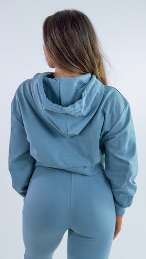 
                  
                    Load image into Gallery viewer, SOFIA HOODIE - SKY BLUE
                  
                